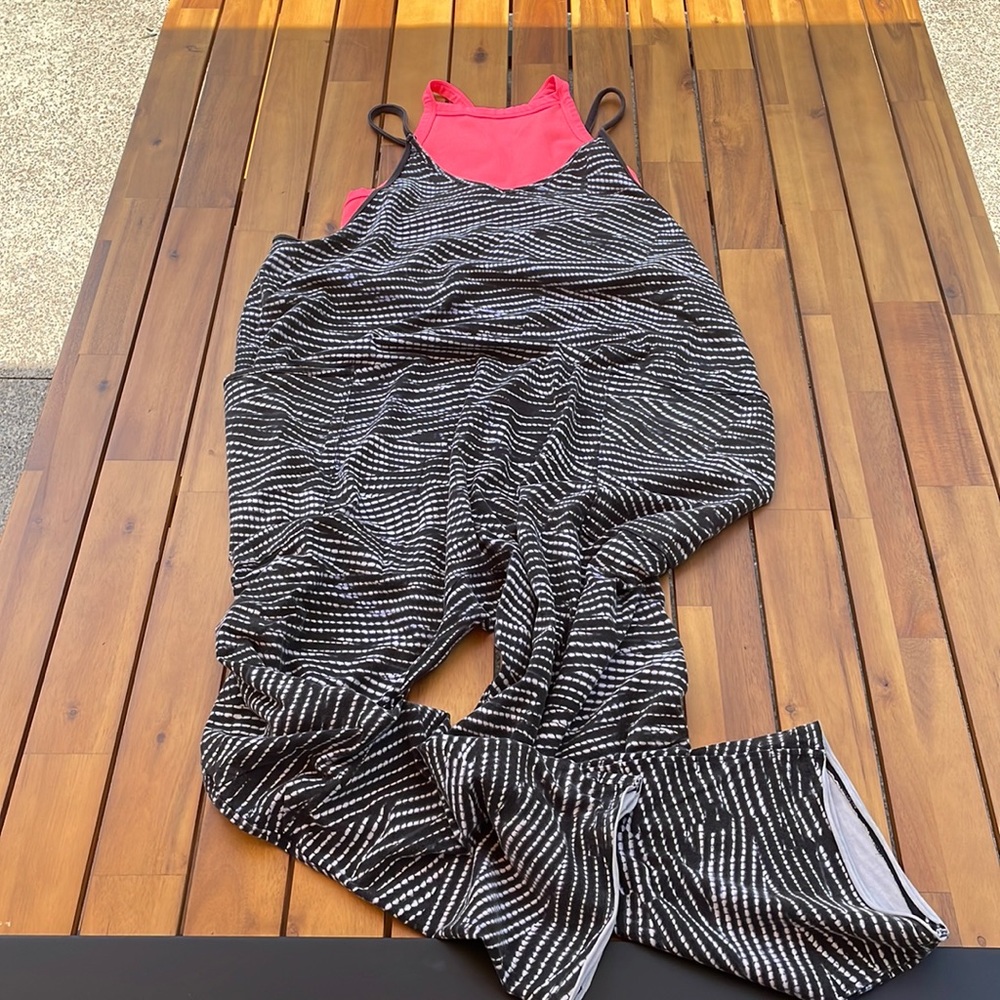 FP Movement Hot Shot Onesie - rare black and white printed pattern